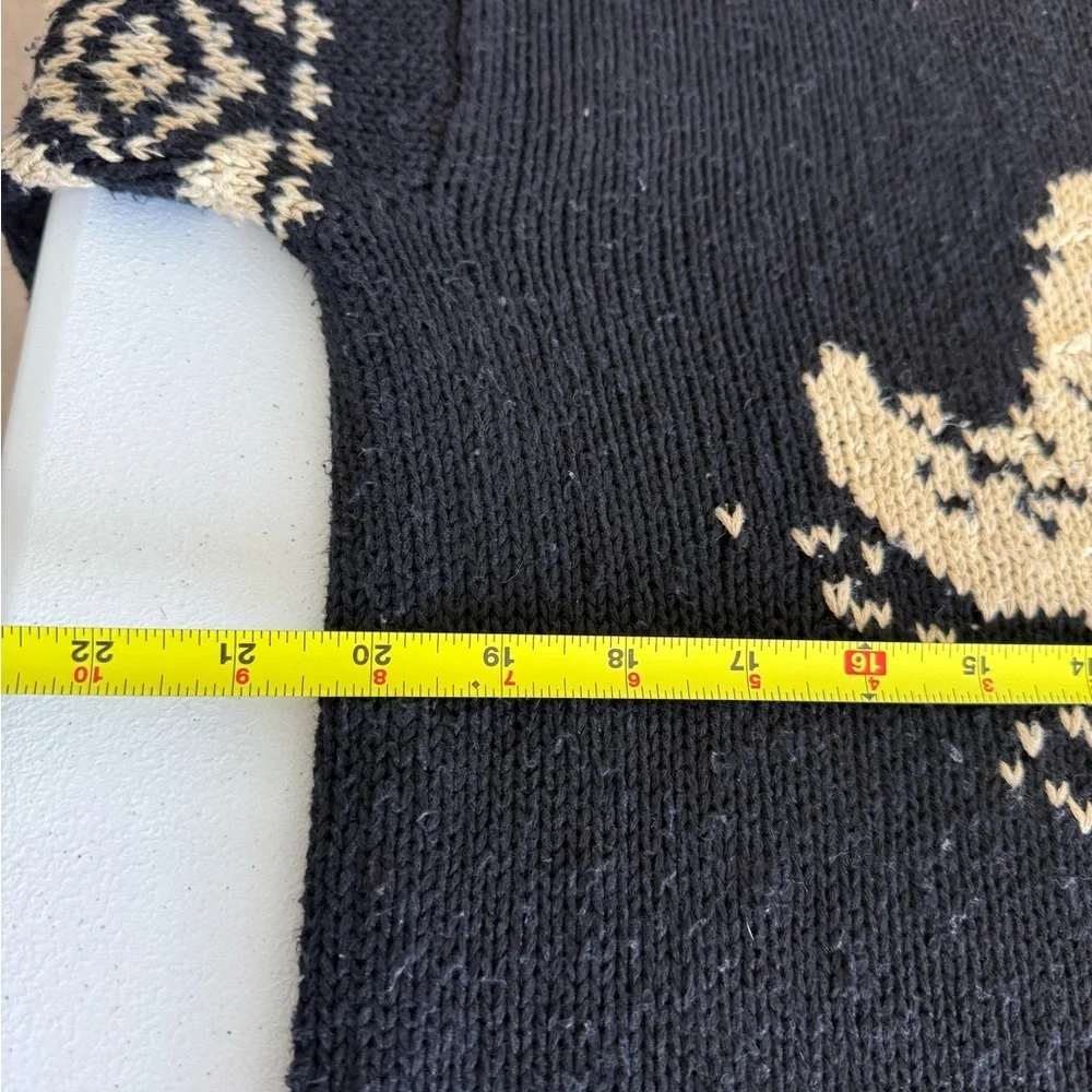 Polo Ralph Lauren vintage canoe row boat geometric graphic sweater size Medium - Picture 5 of 10